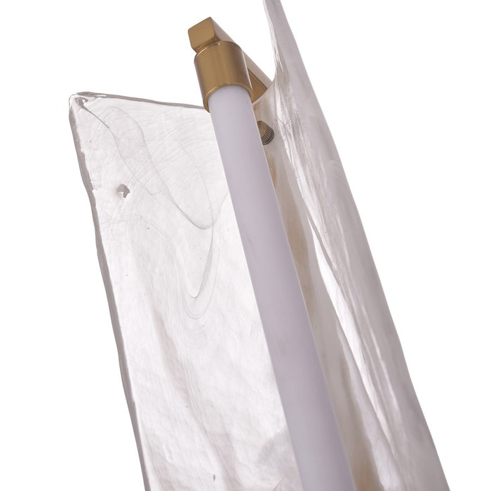 Varaluz Mingle 3-Lt Chandelier, Satin Brass