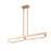 Varaluz Mingle 2-Lt Medium Linear, Satin Brass