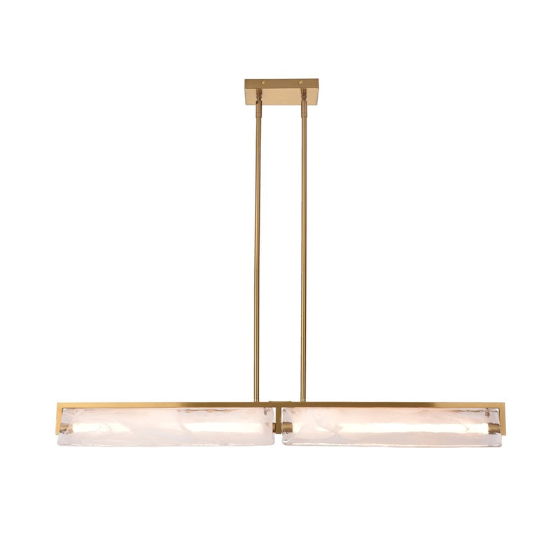 Varaluz Mingle 2-Lt Medium Linear, Satin Brass