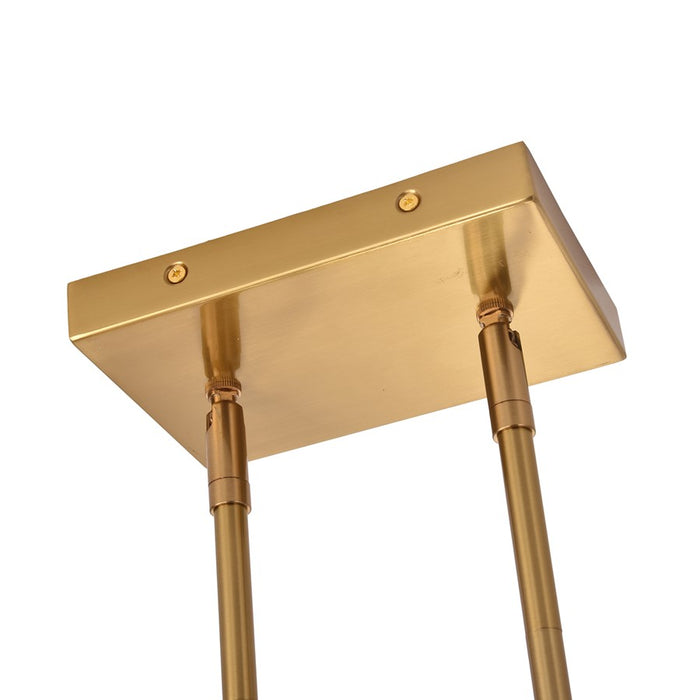 Varaluz Mingle 2-Lt Medium Linear, Satin Brass