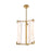Varaluz Mingle 3-Lt Pendant, Satin Brass
