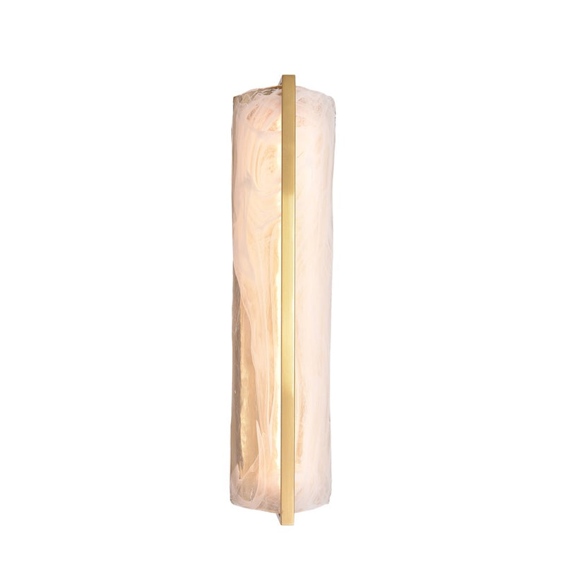 Varaluz Mingle 1-Lt Tall Sconce, Satin Brass - 531W01LSB