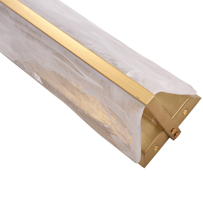 Varaluz Mingle 1-Lt Tall Sconce, Satin Brass