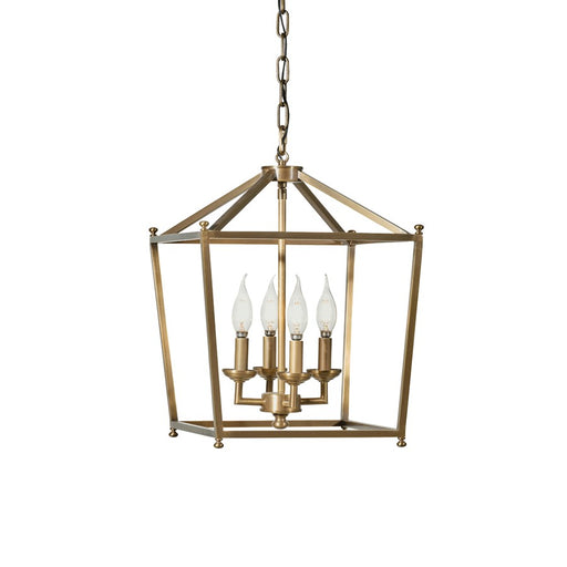Varaluz Gridlock 4-Lt Pendant, Antique Bronze - 538P04ATB