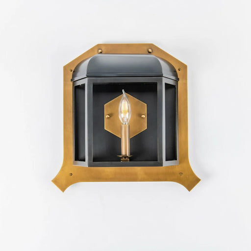 Varaluz Gaslighter 1-Lt Sconce, Blackened Zinc/Heritage Bronze - 542W01ZNCBRZ