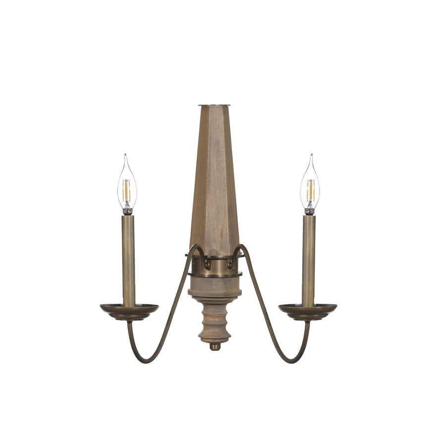 Varaluz Dinner at 2-Lt Sconce, Heritage Bronze - 545W02BRZ