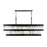 Varaluz Double Take 6-Lt 2-Tier Linear, Heritage Black - 546N06BLK