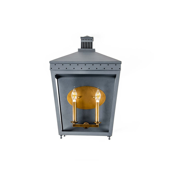 Varaluz Midnight Manor 2-Lt Sconce, Blackened Zinc/Ant Bronze - 547W02AZNCATB