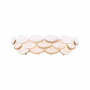 Varaluz High Tide 4 Light Bath/Vanity, French Gold/White