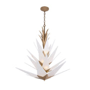 Varaluz Mojave 12 Light Pendant, Havana Gold/White