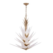 Varaluz Mojave 12 Light Pendant, Havana Gold/White