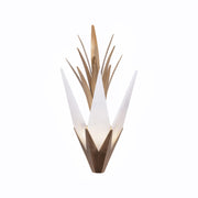 Varaluz Mojave 2 Light Wall Sconce, Havana Gold/White