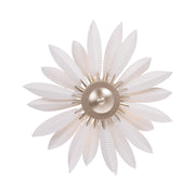 Varaluz Zanara 3 Light Pendant, Gold Dust/White