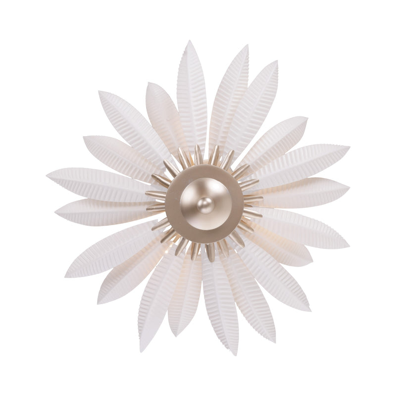 Varaluz Zanara 3 Light Pendant, Gold Dust/White