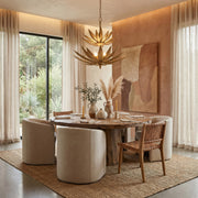 Varaluz Zanara 9 Light Pendant, Brass Kisser/Gold
