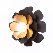 Varaluz Botanic Panic 1Lt Flush-Mount, Dark Bronze/French Gold
