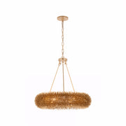 Varaluz Urchin 6 Light Pendant, Gold/Gold