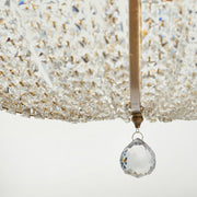 Varaluz Crystal Baller 12 Light Pendant, Antique Bronze/Clear