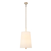 Varaluz Rockford 6 Light Pendant, Brontourage/Travertine/Bone