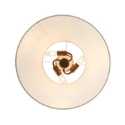 Varaluz Rockford 3 Light Semi-Flush, Brontourage/Travertine/Bone