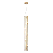 Varaluz Chroman Empire 5 Light Pendant, Satin Gold/Satin Gold