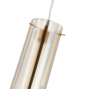 Varaluz Chroman Empire 5 Light Pendant, Satin Gold/Satin Gold