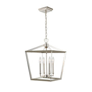 Varaluz York 1 Light Pendant, Polished Nickel
