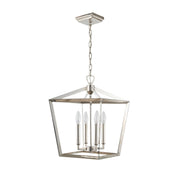 Varaluz York 1 Light Pendant, Polished Nickel