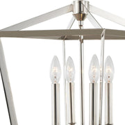 Varaluz York 1 Light Pendant, Polished Nickel