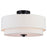 Vaxcel Burnaby 3 Light 16" Semi Flush Mount