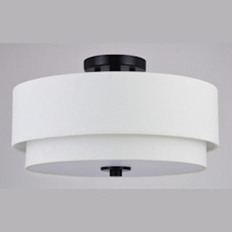 Vaxcel Burnaby 3 Light 16" Semi Flush Mount