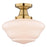 Vaxcel Eastgate 12" Semi-Flush Mount Ceiling Light, Antique Gold - C0349