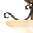 Vaxcel Monrovia 17-in Semi Flush/Pendant, Royal Bronze/Cognac