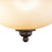 Vaxcel Monrovia 17-in Semi Flush/Pendant, Royal Bronze/Cognac