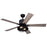 Vaxcel Elkhart 52" 2 Light LED Ceiling Fan, Black - F0110