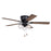 Vaxcel Brayton 52" Ceiling Fan, Black - F0116