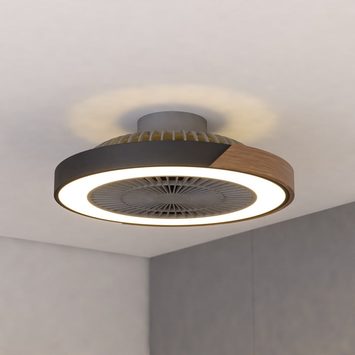 Vaxcel Everette 1 Light 20"LED Ceiling Fan, Matte Black/No Shade