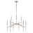 Vaxcel Kedzie 9 Light Chandelier, Polished Nickel