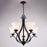 Vaxcel Monrovia 26" 5 Lt Chandelier Oil Rubbed Bronze