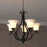 Vaxcel Monrovia 26" 5 Lt Chandelier Oil Rubbed Bronze