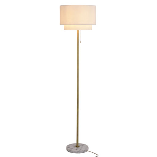 Vaxcel Burnaby 62.5" H Floor Lamp, Matte Brass - L0011