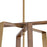 Vaxcel Dunning 4 Light 20" Pendant, Natural Brass/Burnished Chestnut