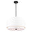 Vaxcel Burnaby 20.5" 4 Light Pendant, Black - P0392