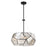 Vaxcel Euclid 20" 3 Light Pendant, Black - P0393