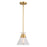 Vaxcel Harper 8.5" 1 Light Pendant, Natural Brass - P0403