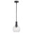 Vaxcel Marshall 8" Mini Pendant, Matte Black - P0406