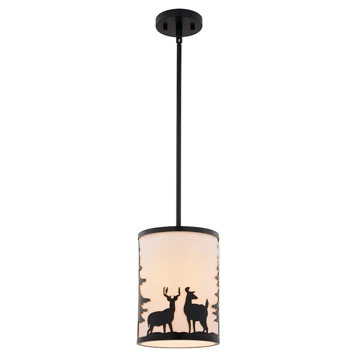 Vaxcel Acadia 7.5" Mini Pendant, Bronze - P0417