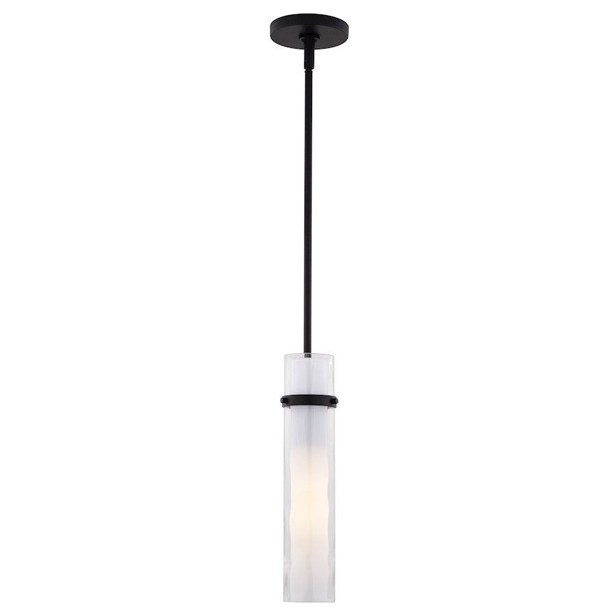 Vaxcel Vilo 4.5" 1 Light Mini Pendant, Matte Black - P0419