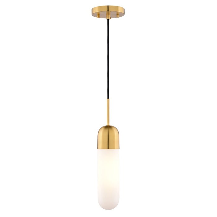 Vaxcel Thalia 4.75" 1 Light Mini Pendant, Antique Gold - P0420