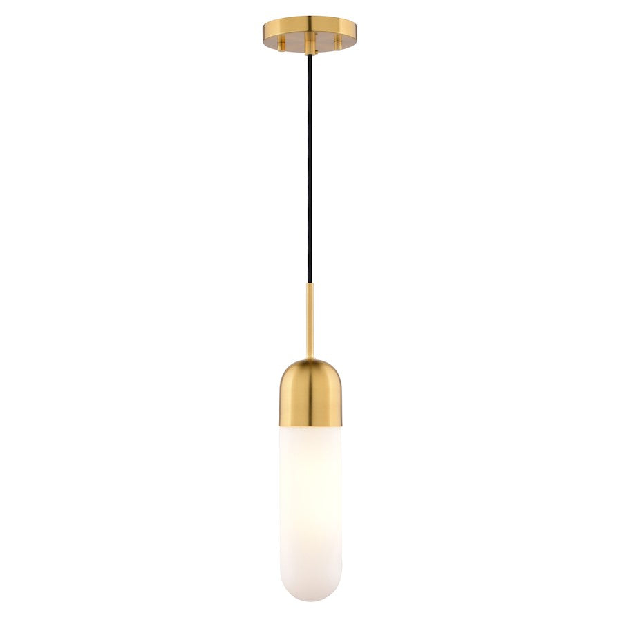 Vaxcel Thalia 4.75" 1 Light Mini Pendant, Antique Gold - P0420